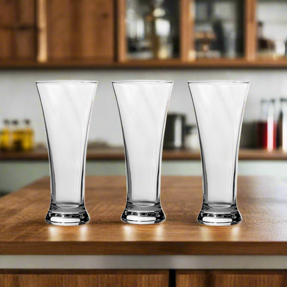 Set 3 Tall Beer Glasses