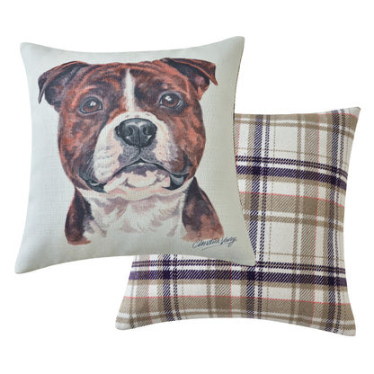 Staffordshire Bull Terrier Cushion